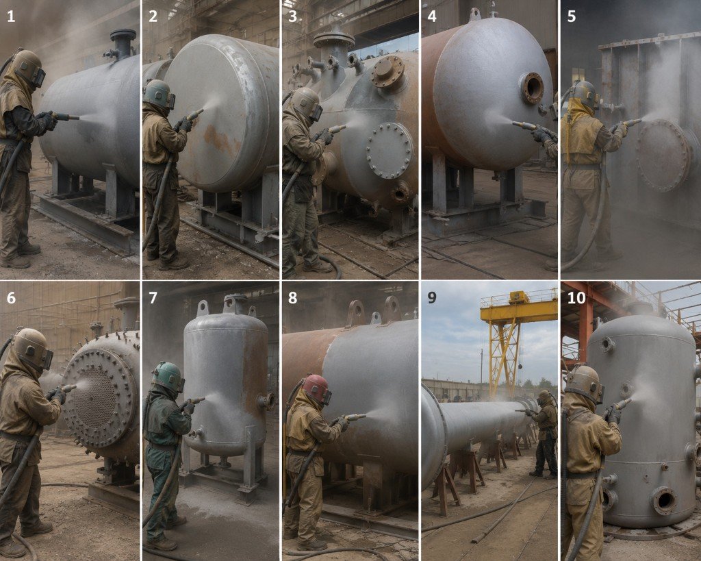 Bridge structure coating and maintenance